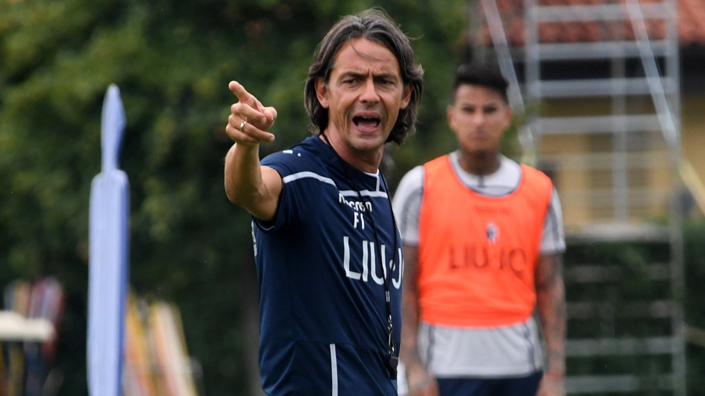 Bologna Fc, Inzaghi dirige l’allenamento (FotoSchicchi)