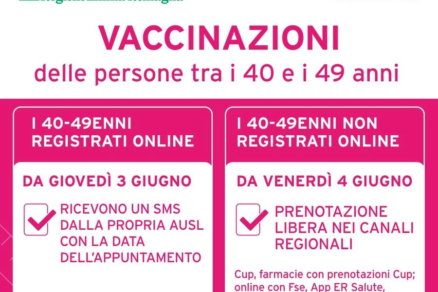 Vaccini over 40, le istruzioni della Regione