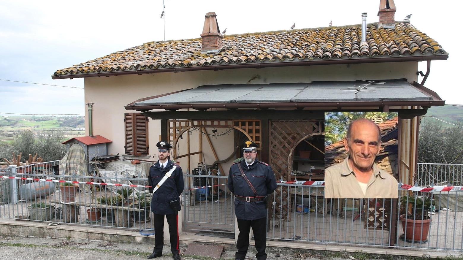 Omicidio San Lorenzo in Campo, Sesto Grilli e la sua casa (Fotoprint)