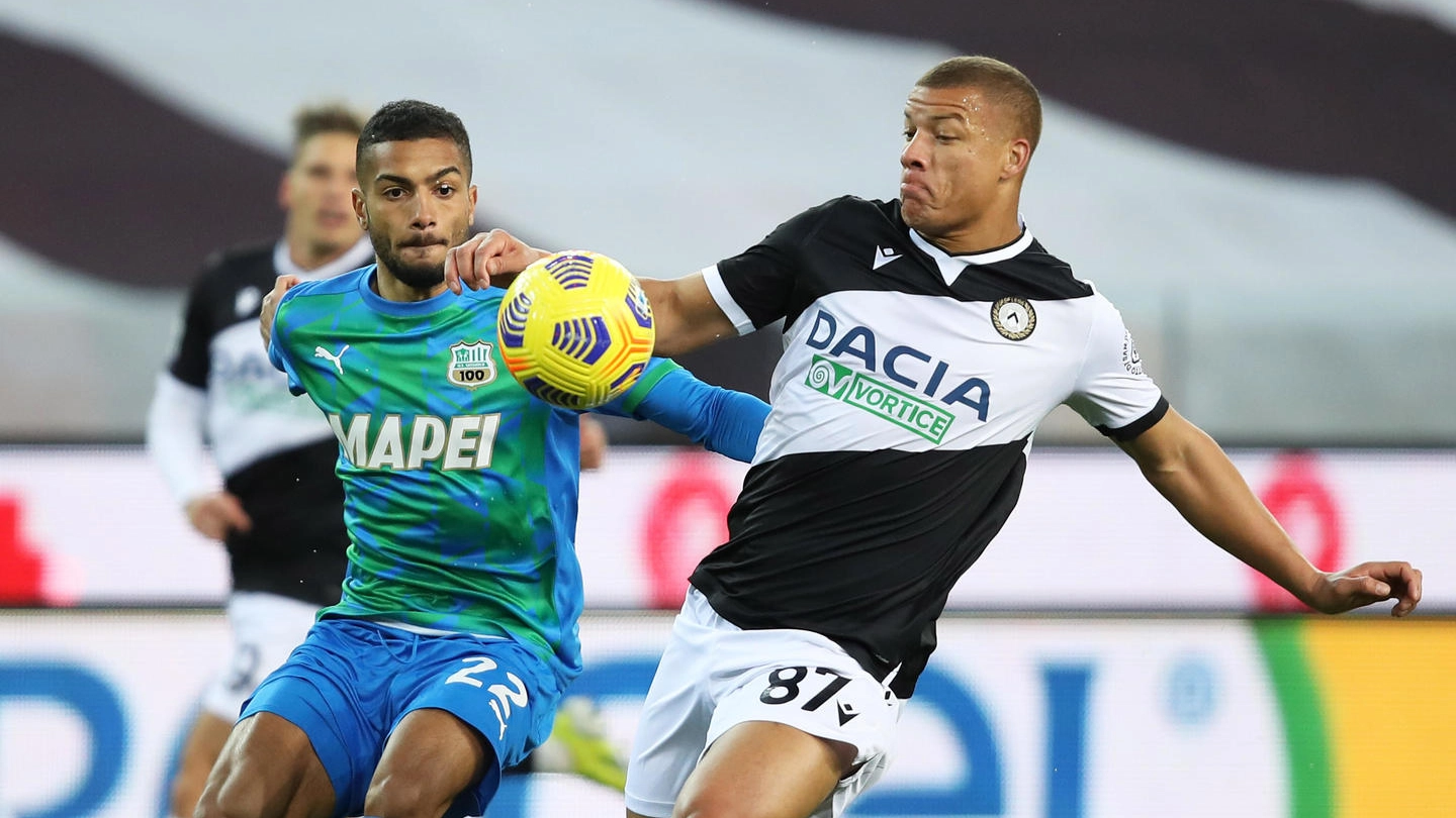 Udinese Sassuolo: Toljan in azione