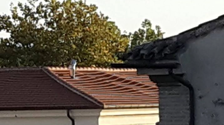 Il tetto della scuola Mazzini