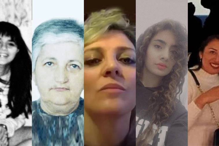 Jessica Filianti, Franca Ganassi, Liliana Beatriz Stefanatto, Saman Abbas e Juana Hazana