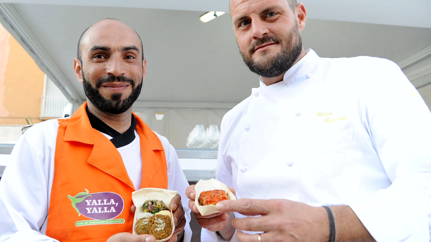 Gli chef Basil ed Errico Recanati (foto Calavita)