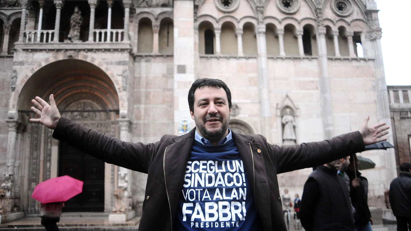 Matteo Salvini a Ferrara (foto Businesspress)