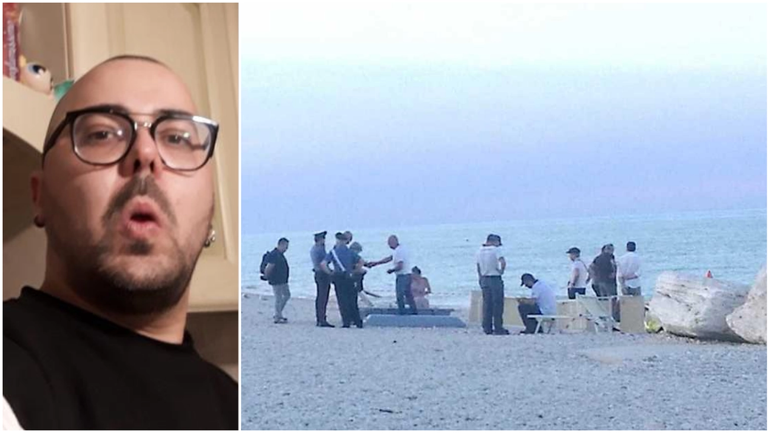 Mattia Casturà, 35 anni, è stato trovato morto in mare a Porto Sant'Elpidio