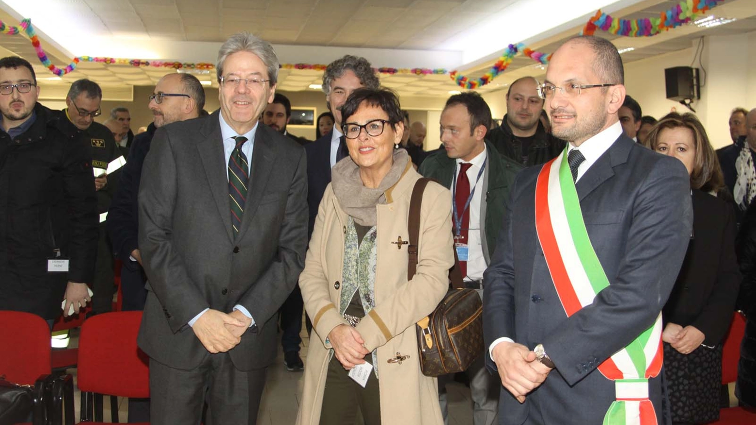 La visita del premier Gentiloni (foto Labolognese)