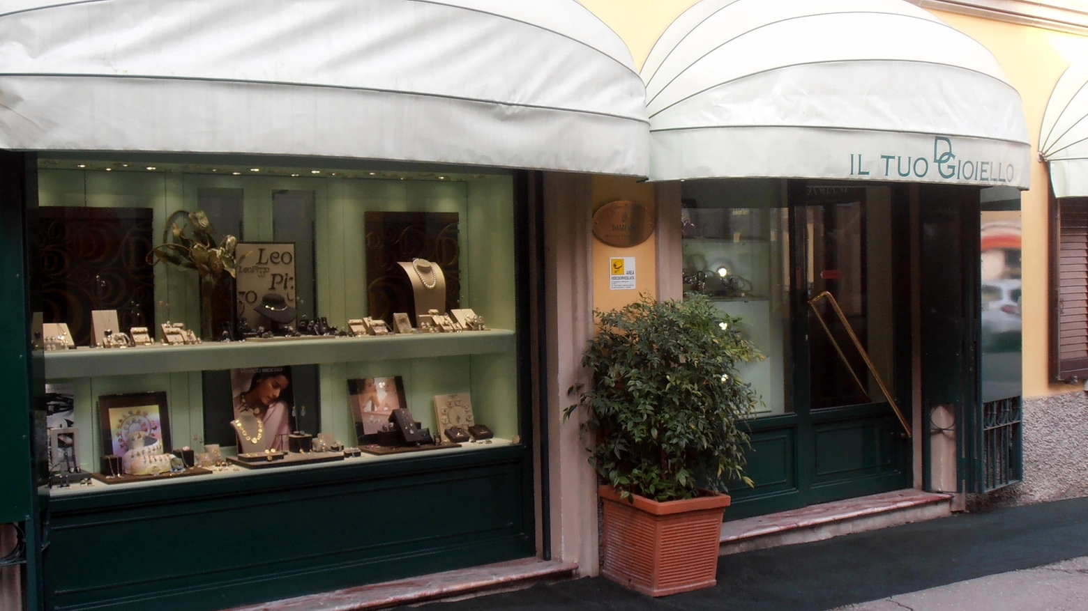 La gioielleria di via D'Este a Montecchio