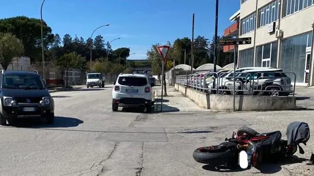 Scontro   auto-scooter:  un ferito