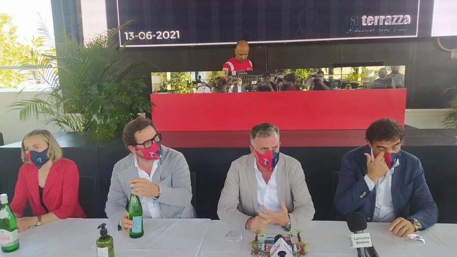 Roberto Renzi con i soci Giustini e Colucci