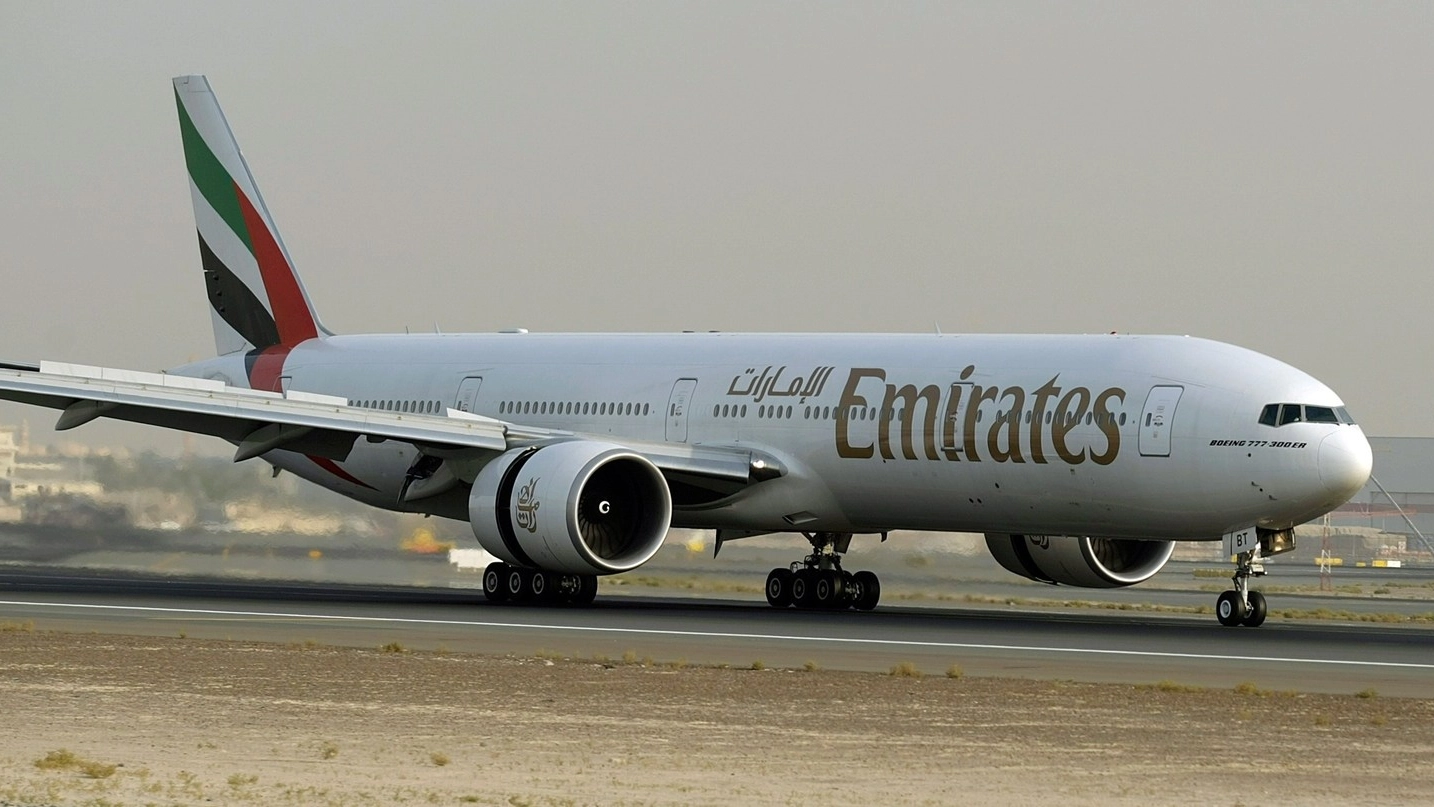 L’enorme  Boeing 777-300ER di Emirates Airline