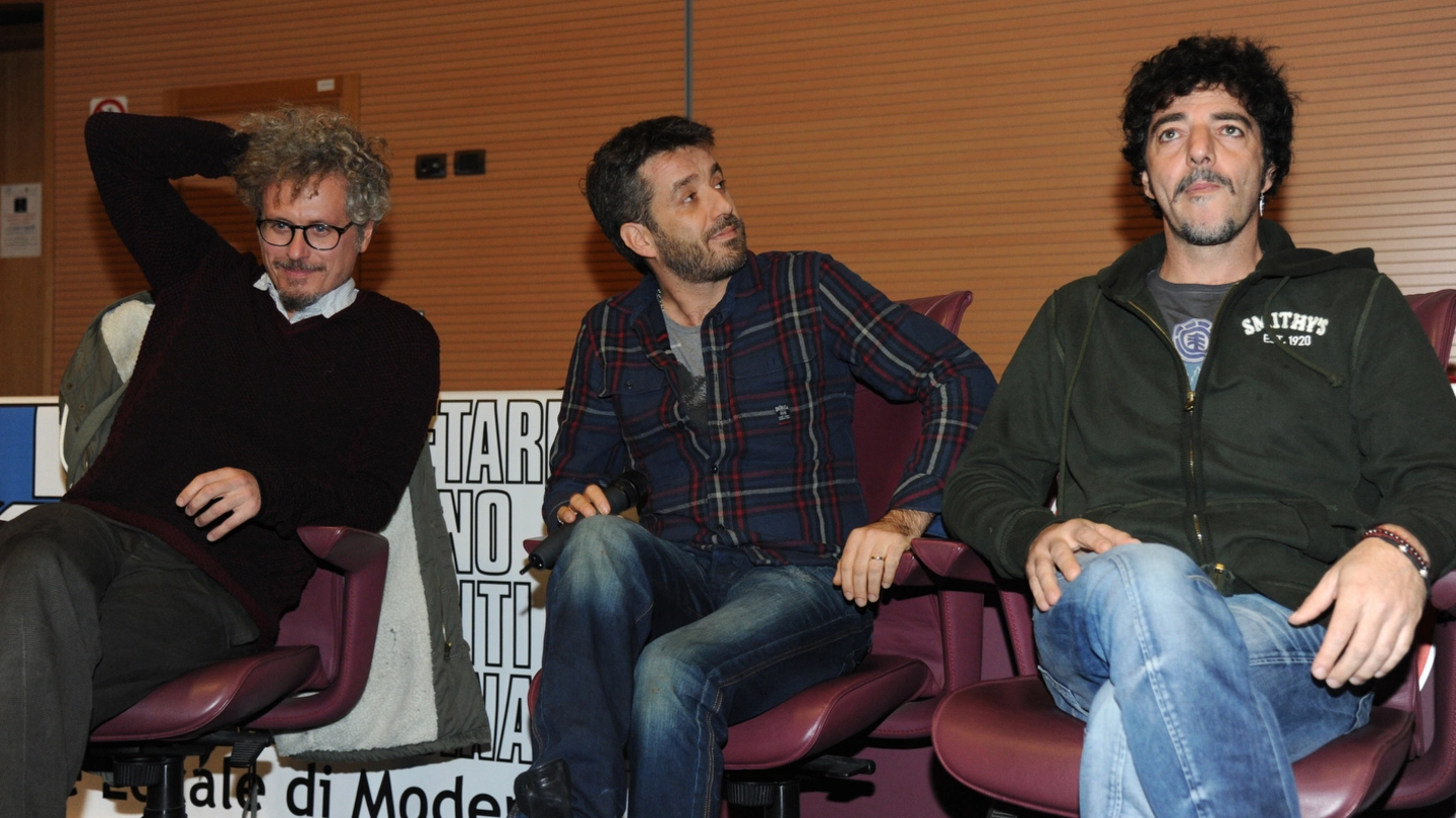 Niccolo Fabi, Daniele Silvestri e Max Gazzè (Foto Fiocchi)
