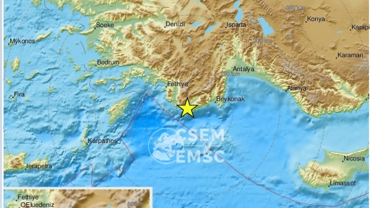 Terremoto di magnitudo 4.7 al largo della Grecia (Emsc)