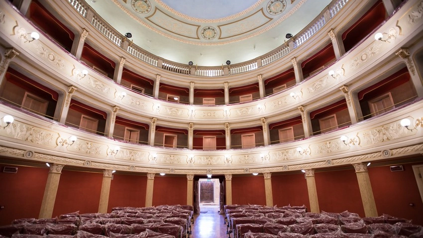 Teatro Filarmonici ad Ascoli, uno dei luoghi aperti nelle Giornate di Primavera Fai 2017