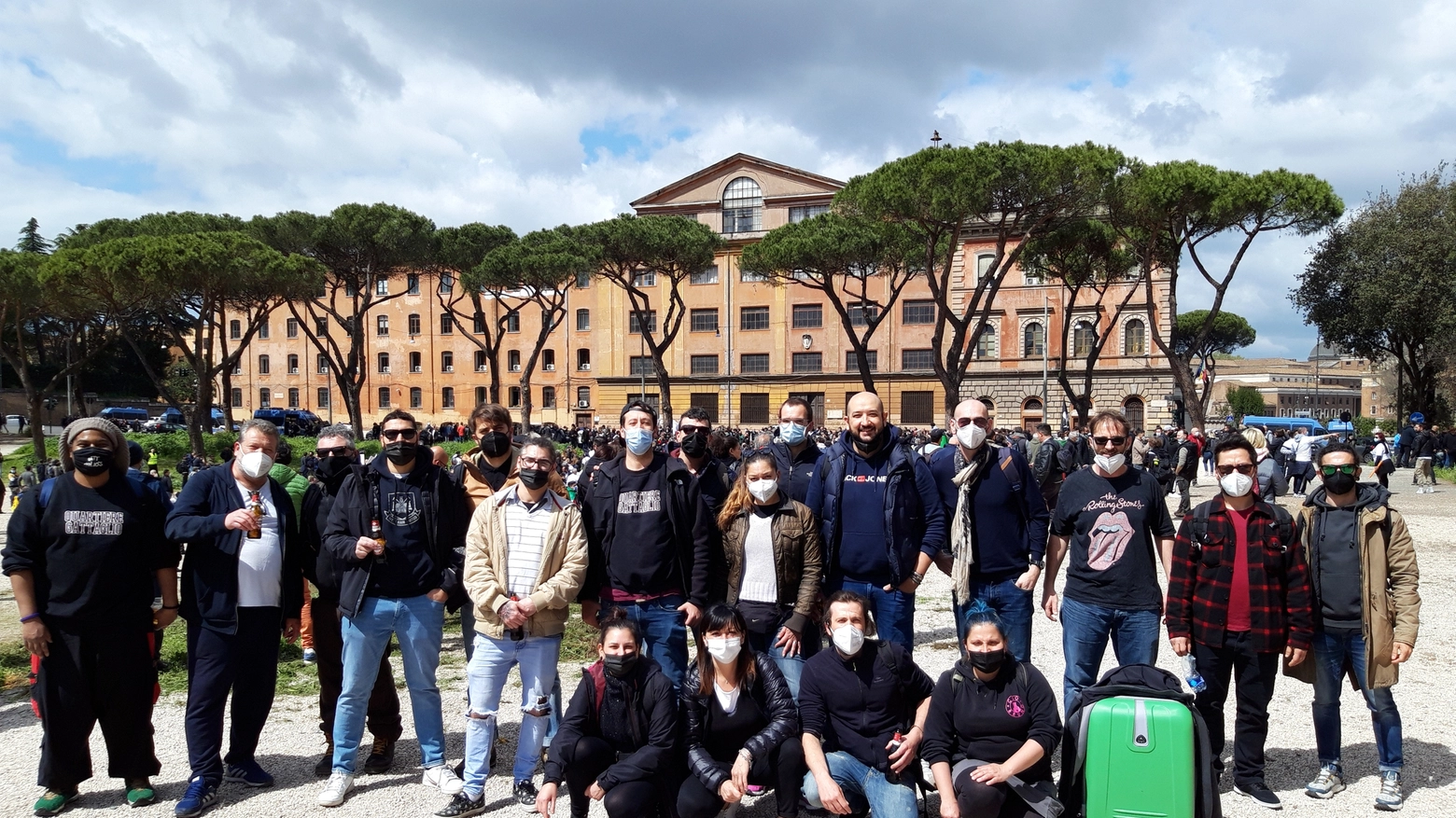 I ristoratori reggiani protesta a Roma