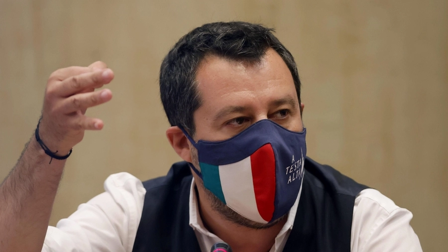 Matteo Salvini, segretario federale della Lega e senatore