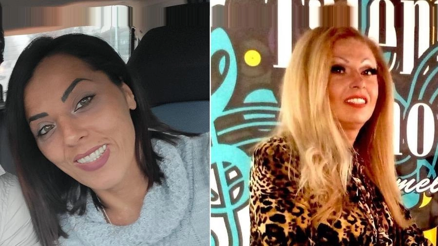 Samanta Migliore, morta a 35 anni, a destra Pamela Andress, estetista abusiva di 52 anni