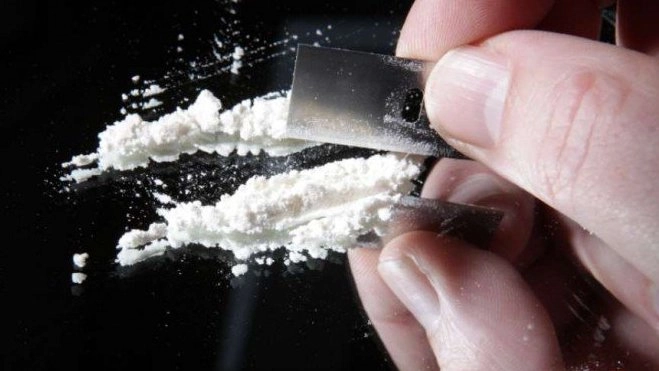 Cocaina in una foto d’archivio Dire