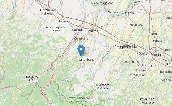Terremoto a Langhirano, in provincia di Parma