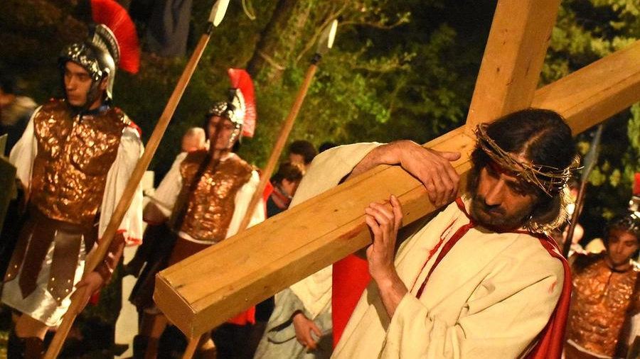 Una tradizionale processione del Venerdì Santo