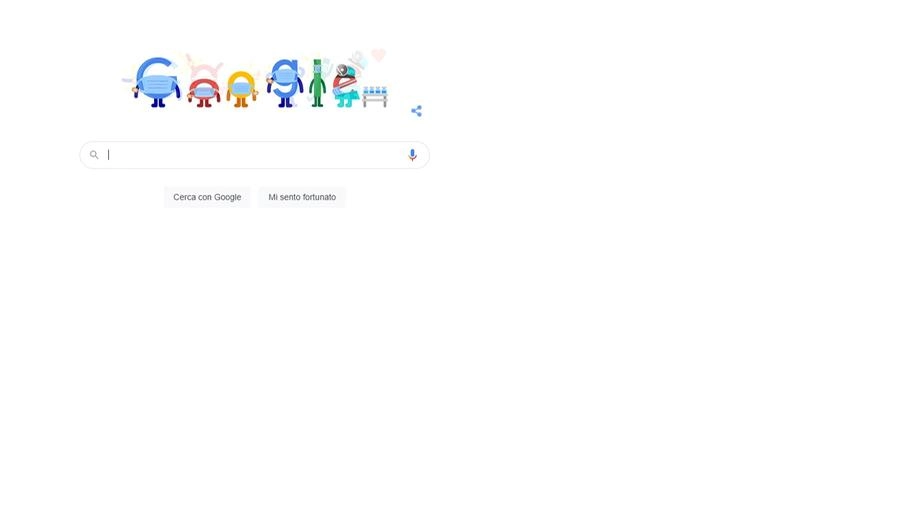 Il Doodle di Google dedicati ai vaccini