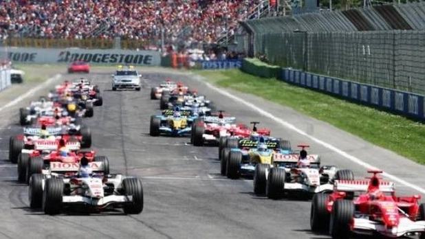 Un'immagine del Gran Premio di Formula 1 a Imola