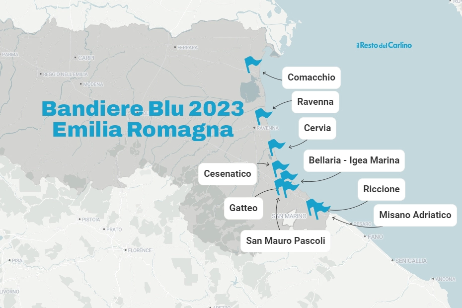 Bandiere Blu 2023 Emilia Romagna