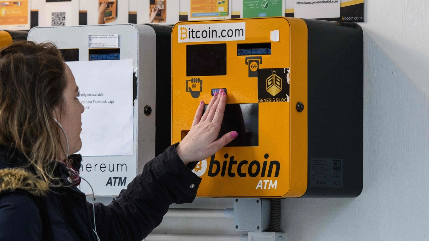 Un bancomat di bitcoin 