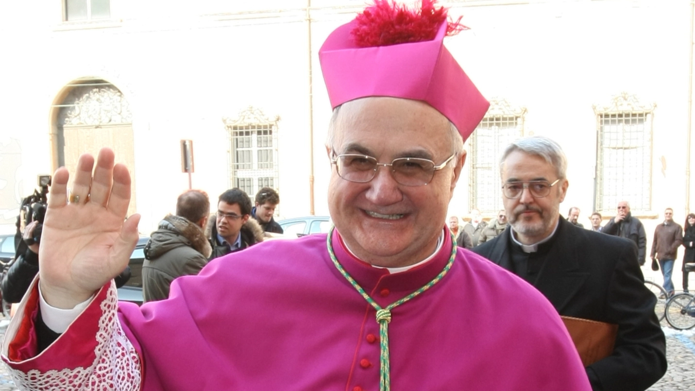 Il vescovo Antonio Lanfranchi (foto Fiocchi)