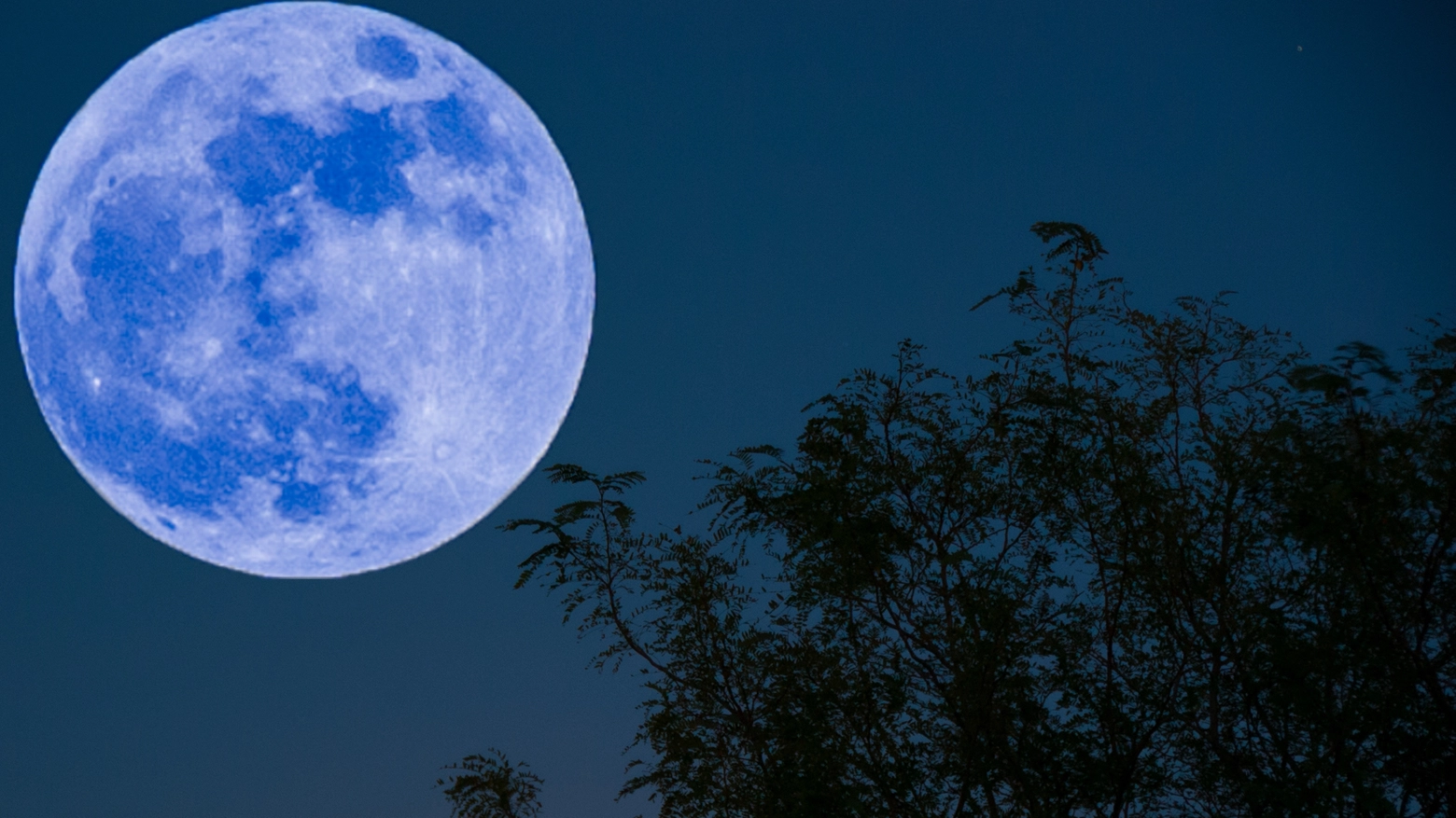 La superluna blu si ammira in cielo nella notte del 30 e 31 luglio 2023