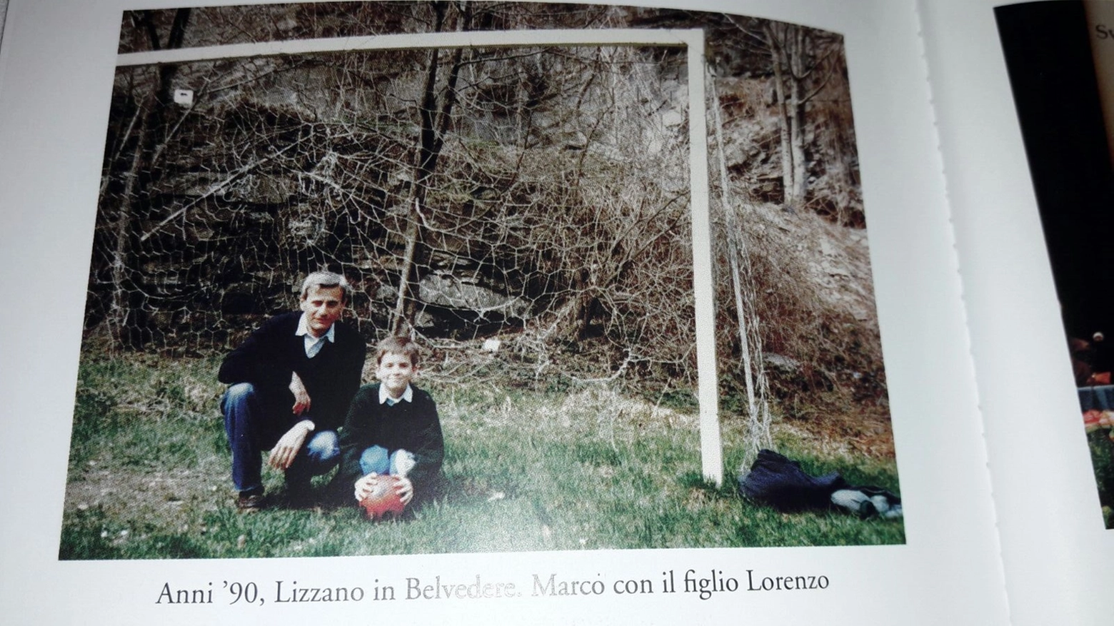 Marco Biagi con il figlio Lorenzo