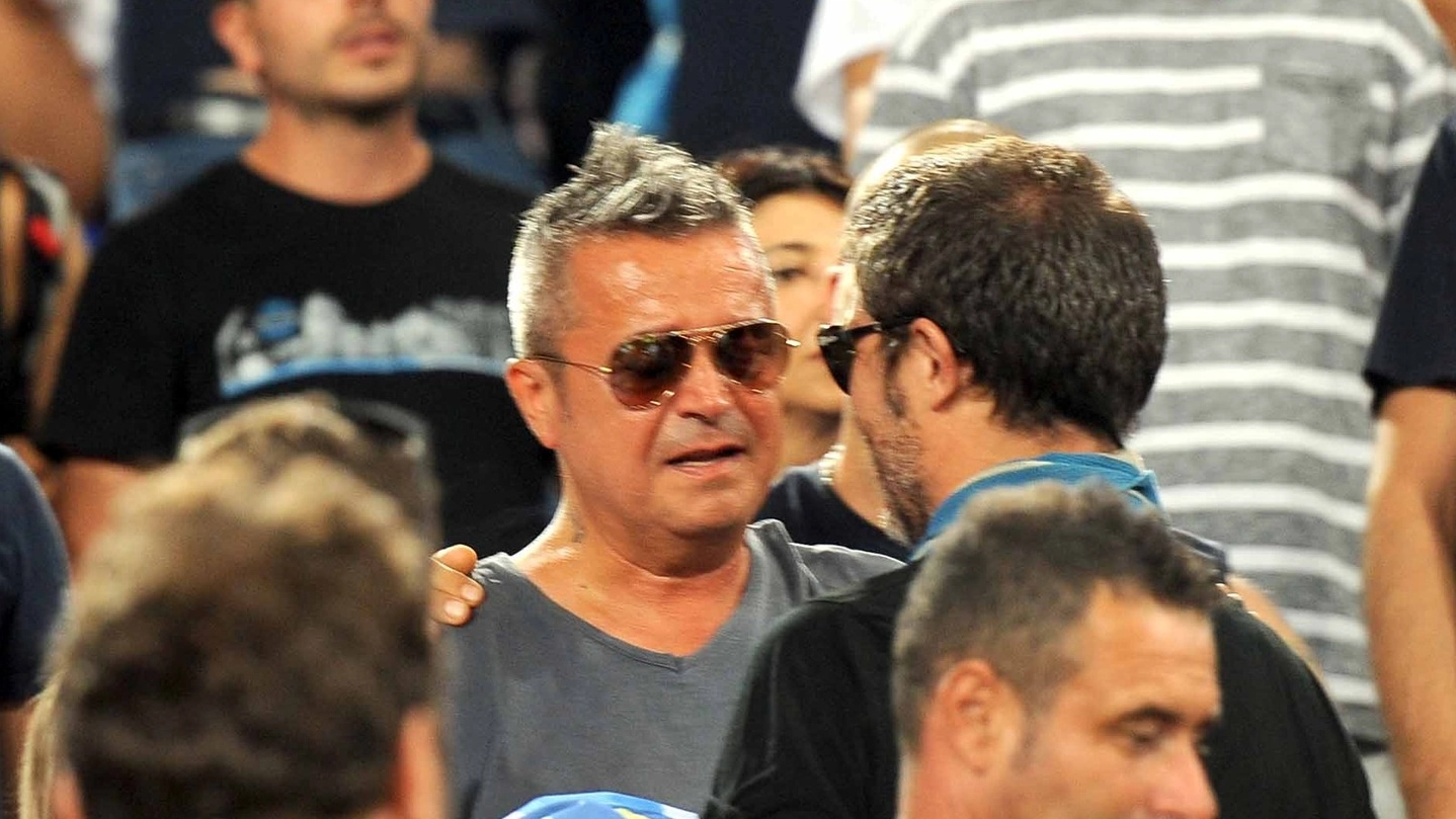Pietro Verri tra i tifosi durante Lazio-Spal