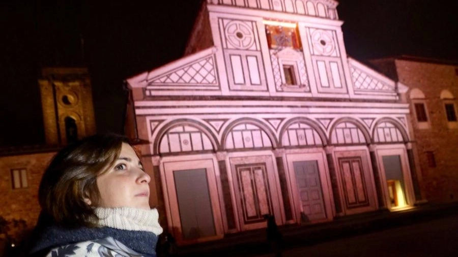 Le luci sulla basilica di San Miniato