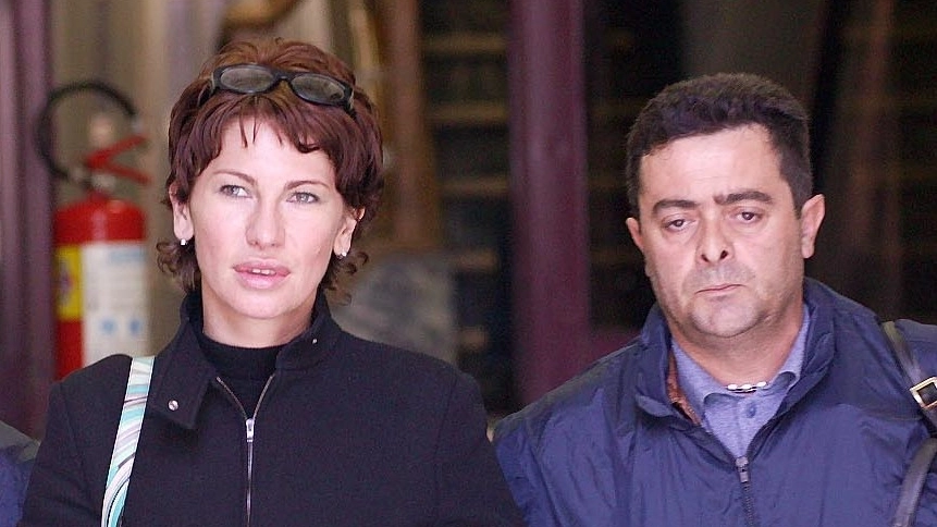 Elena Korovina il giorno dell’arresto nell’inchiesta per la morte di Pantani 
