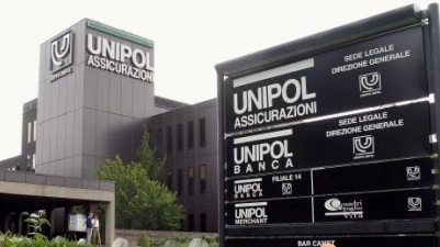 Una delle sedi del colosso finanziario-assicurativo Unipol. Nel tondo Vanes Galanti, membro dimissionario del cda 