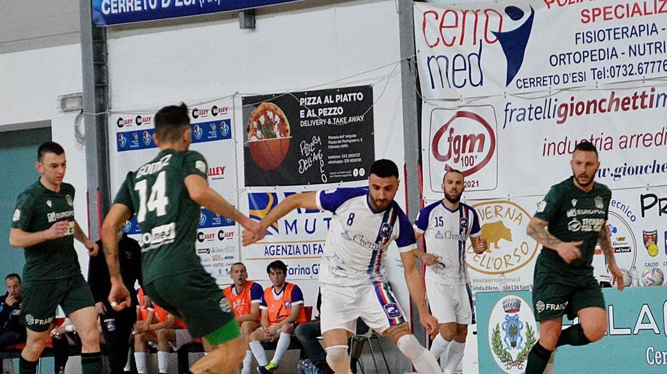 Finisce in parità  tra Cerreto  e Futsal Ancona