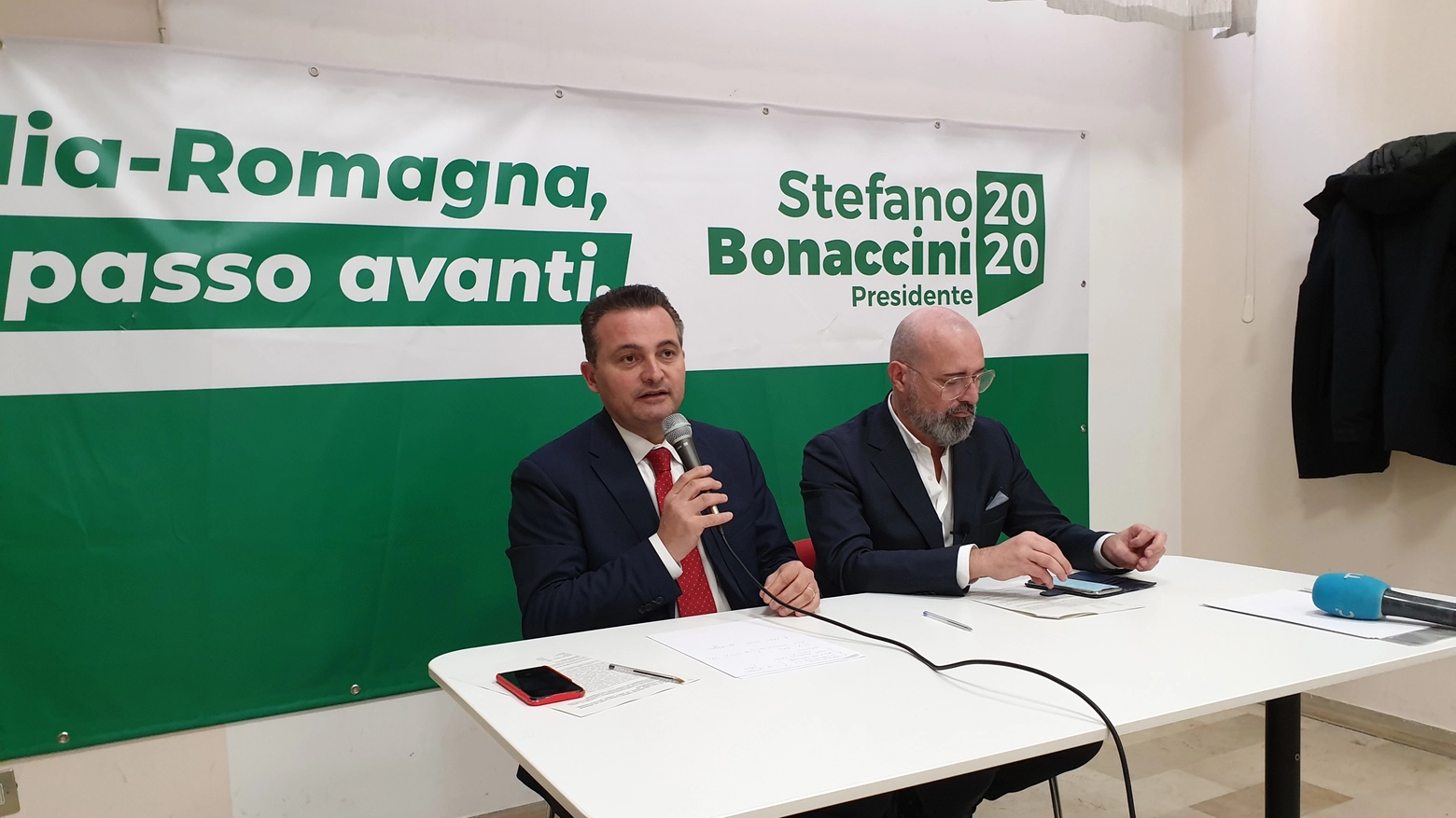 L'assessore Donini e il presidente della Regione Emilia Romagna Stefano Bonaccini