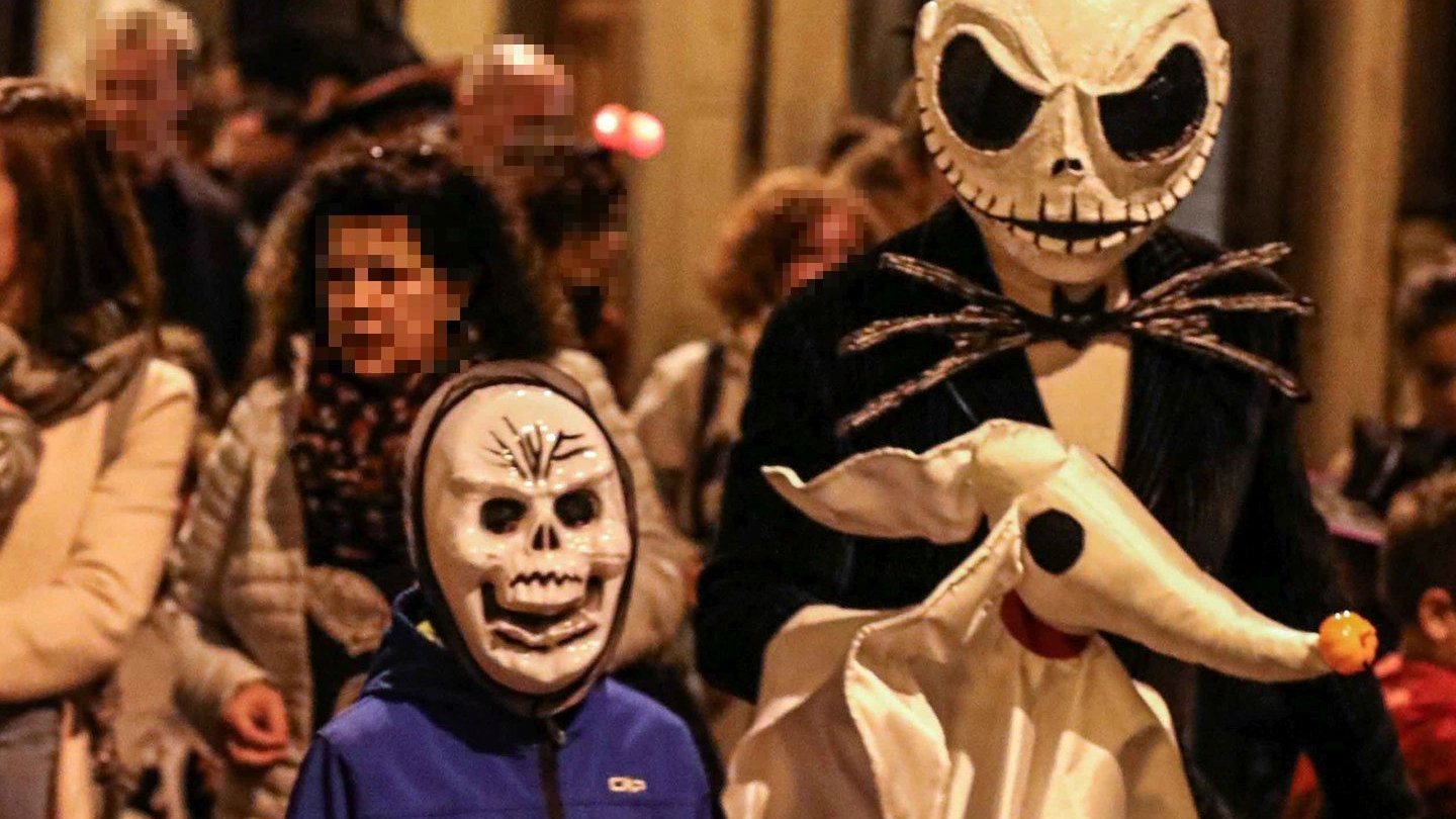 Ragazzini mascherati per la notte di Halloween (foto d'archivio Germogli)