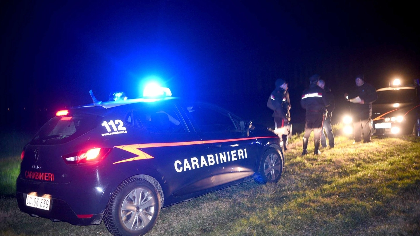 I carabinieri i via Canapa
