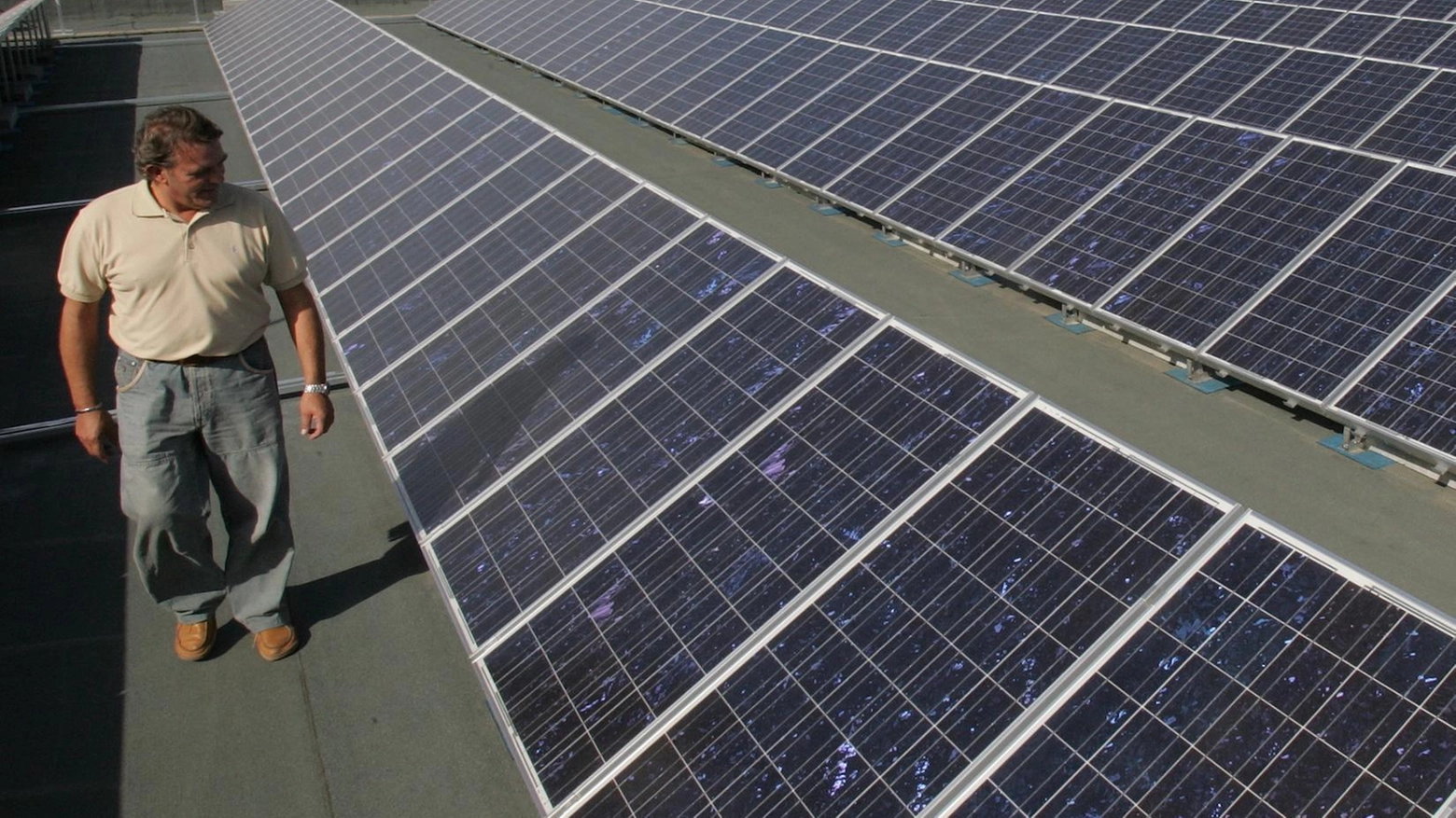 Le Bassette ’green’  Un campo fotovoltaico