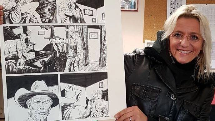 Laura Zuccheri, prima disegnatrice a dare vita sulla carta alle avventure del ranger più famoso dei fumetti, protagonista della puntata de ‘il Resto di Bologna’
