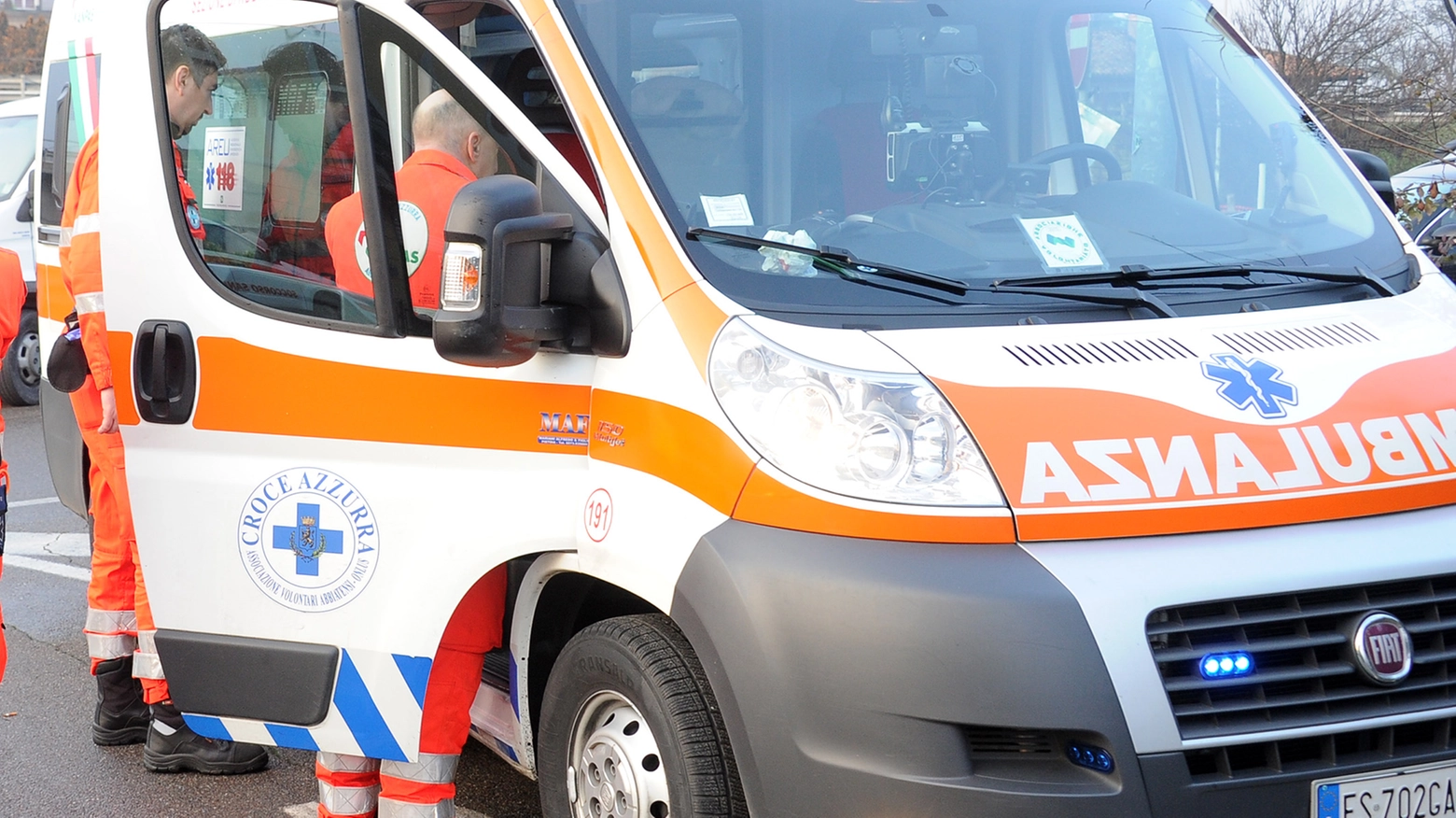 Incidente a Faenza, è intervenuta l'ambulanza (foto d'archivio StudioSally)