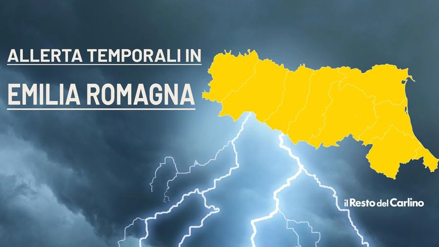 Allerta gialla temporali in Emilia Romagna