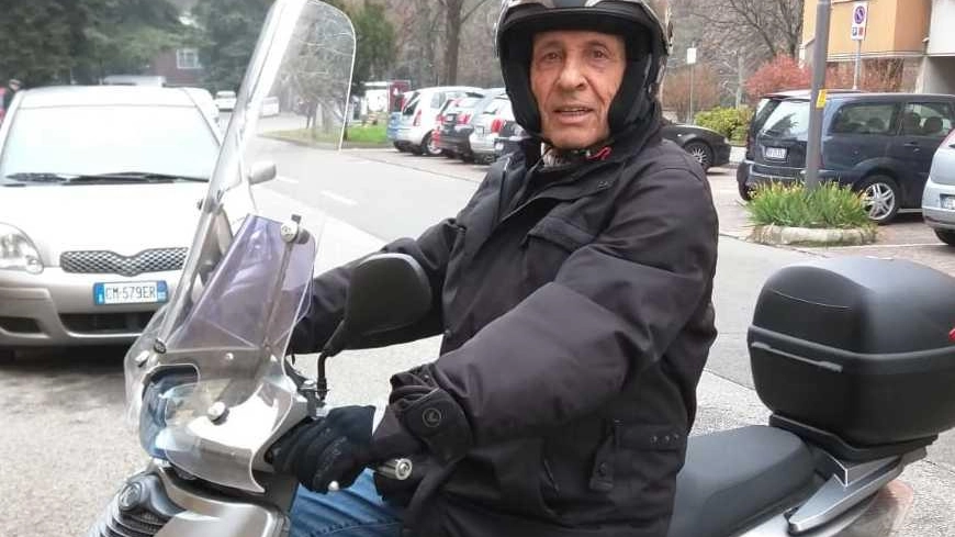 Dino Tinivelli, 85 anni, in una foto di cinque anni fa