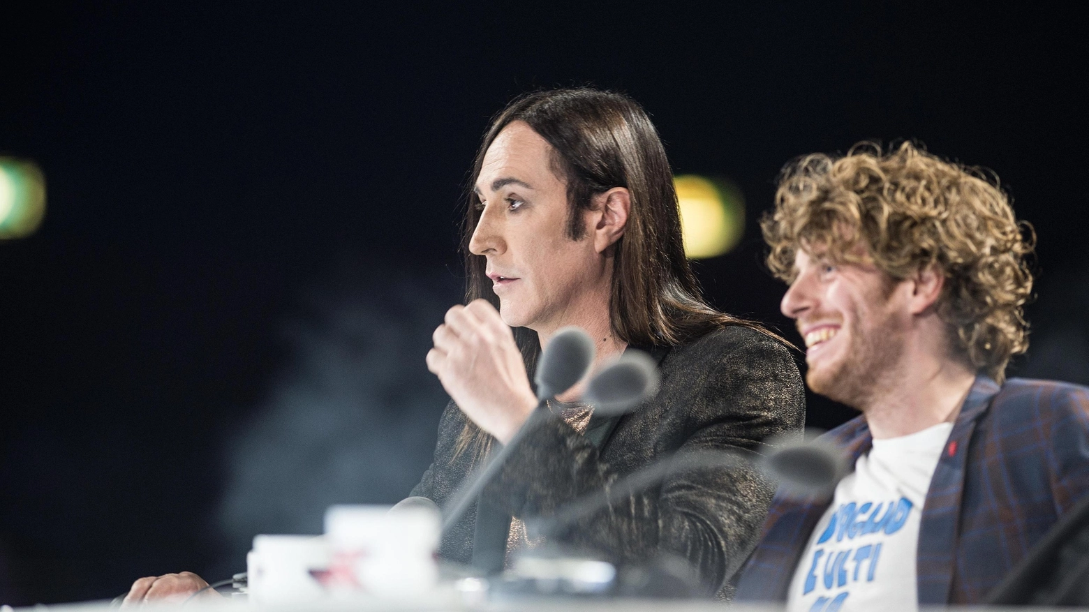 X Factor 2018, Manuel Agnelli e Lodo Guenzi (Foto Ansa)