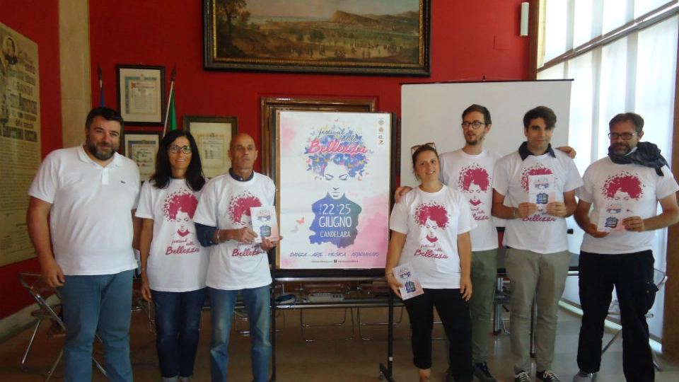 I promotori del primo Festival della bellezza a Candelara di Pesaro