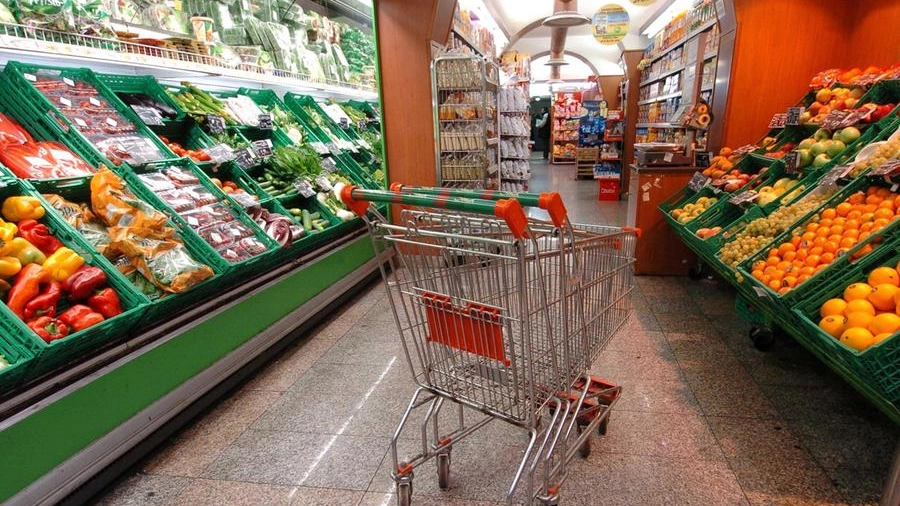 Un supermercato, foto generica
