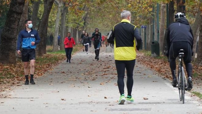 Sport nel parco (foto di repertorio)