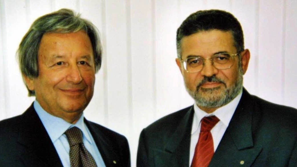 L’ex presidente Germano Lucchi e l’ex direttore Adriano Gentili (foto Ravaglia)