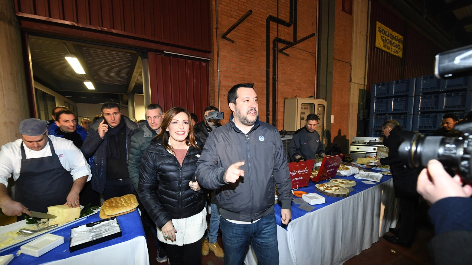 Matteo Salvini e Lucia Borgonzoni (FotoFiocchi)