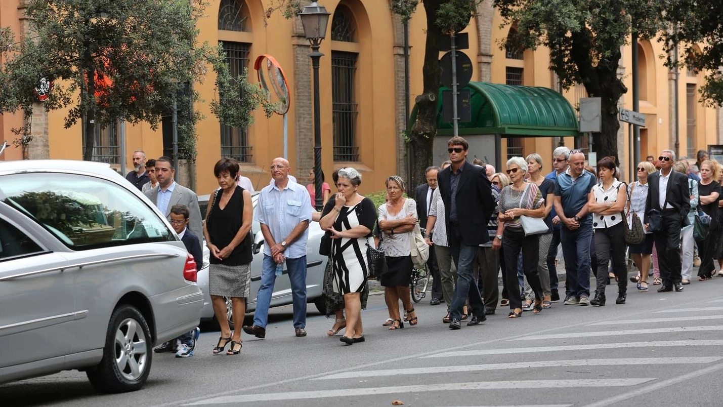 Imola, il funerale di Gianni Mita (Foto Isolapress)